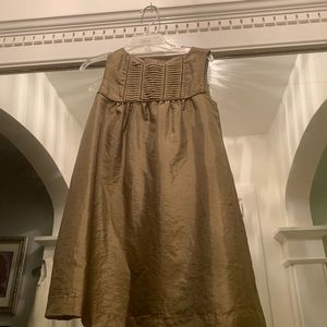 ❤️SALE❤️NWT  DKNY little girls pale GOLD dress 3T.